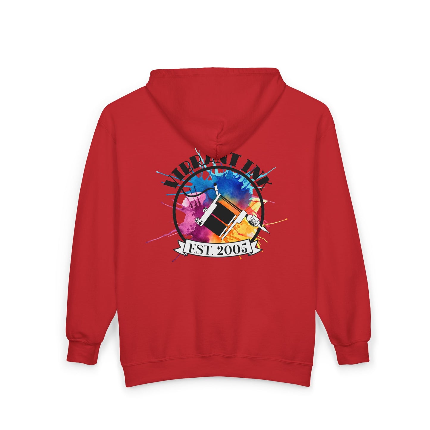 Vibrant Ink Zip Hooded Sweatshirt