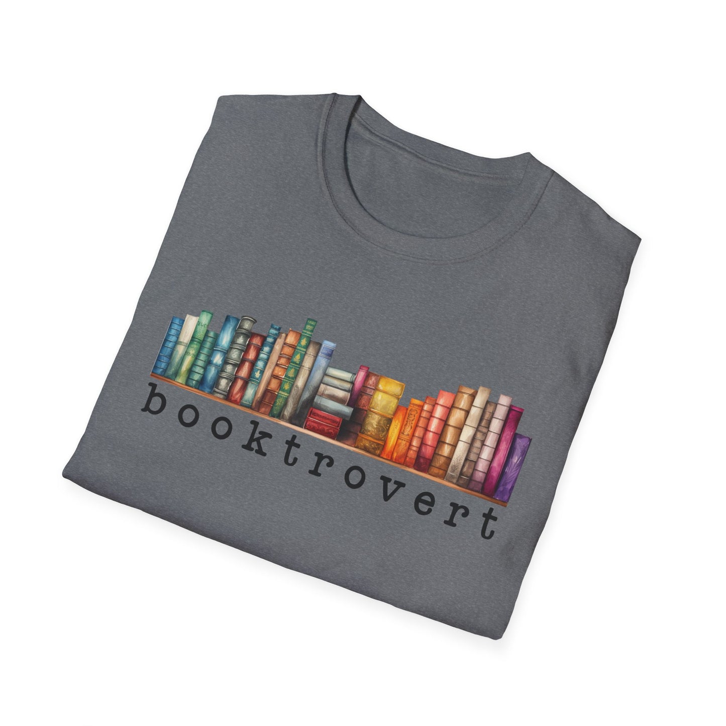 Rainbow Shelf Booktrovert T-Shirt