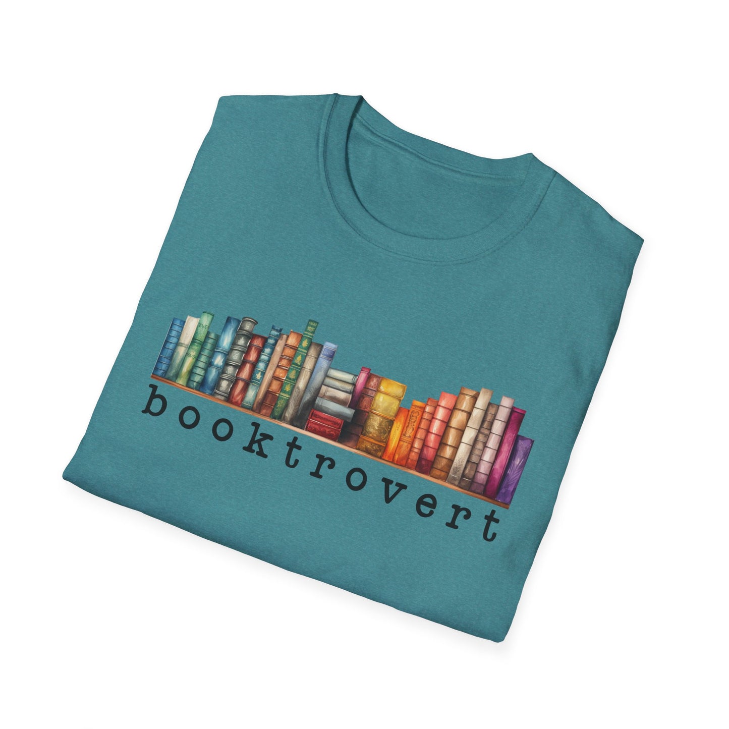 Rainbow Shelf Booktrovert T-Shirt