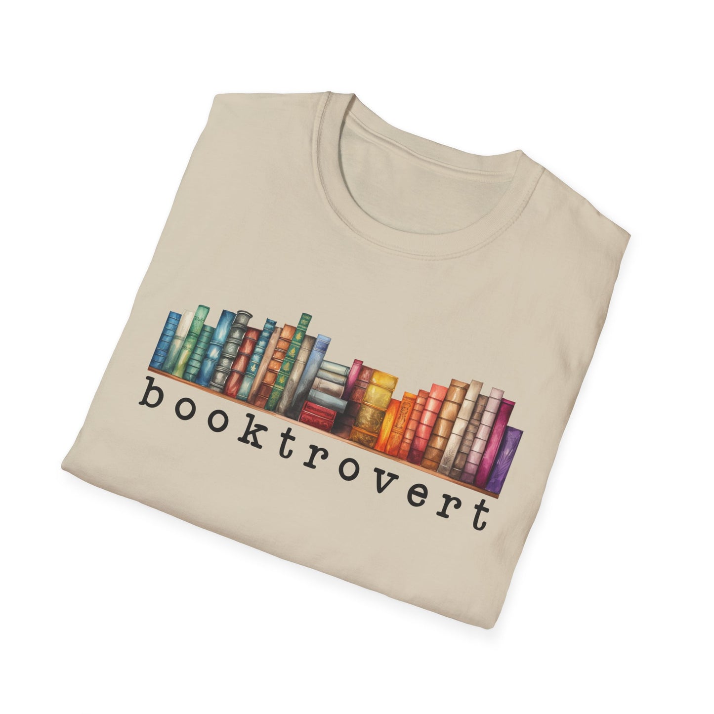 Rainbow Shelf Booktrovert T-Shirt