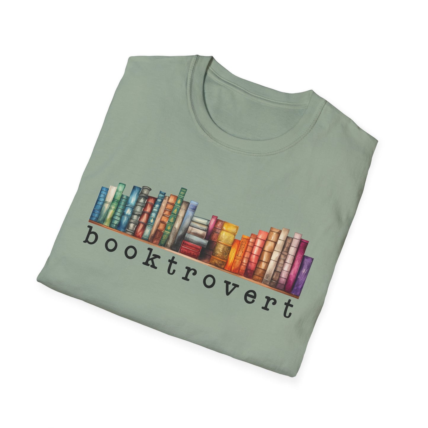 Rainbow Shelf Booktrovert T-Shirt