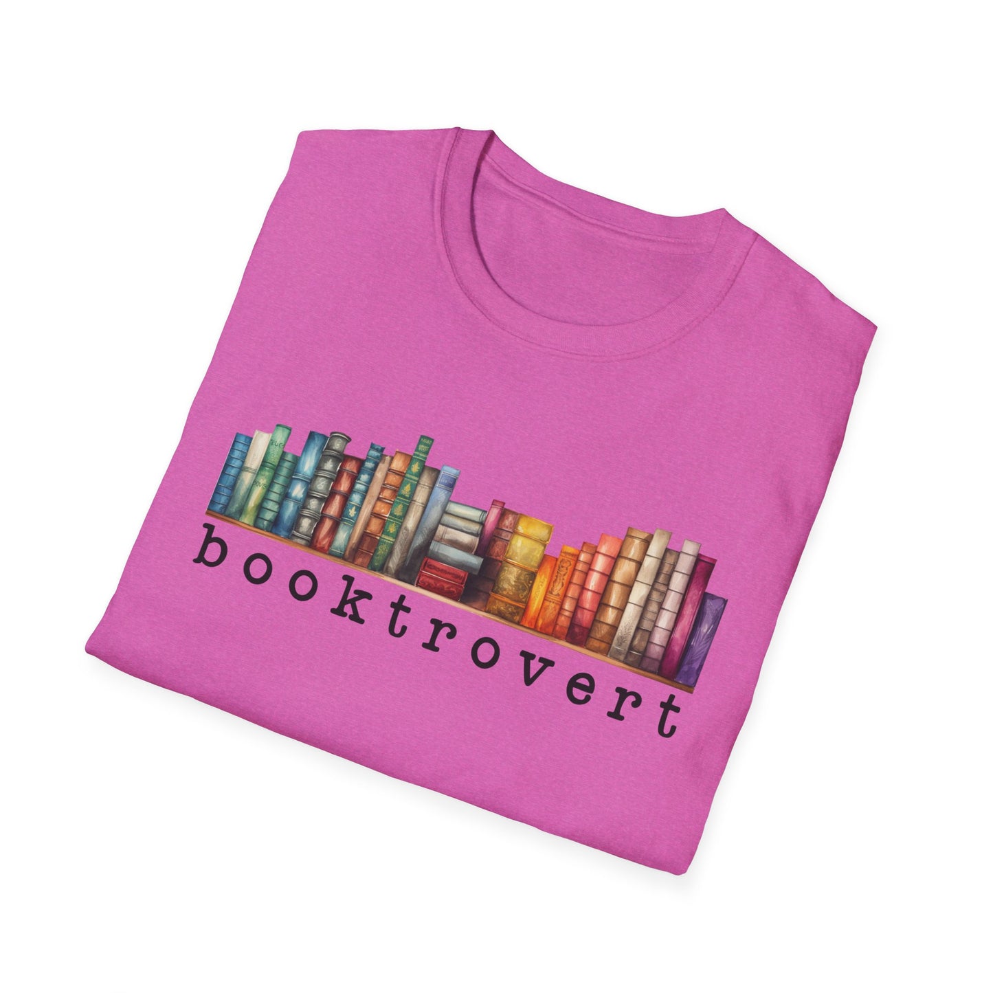 Rainbow Shelf Booktrovert T-Shirt