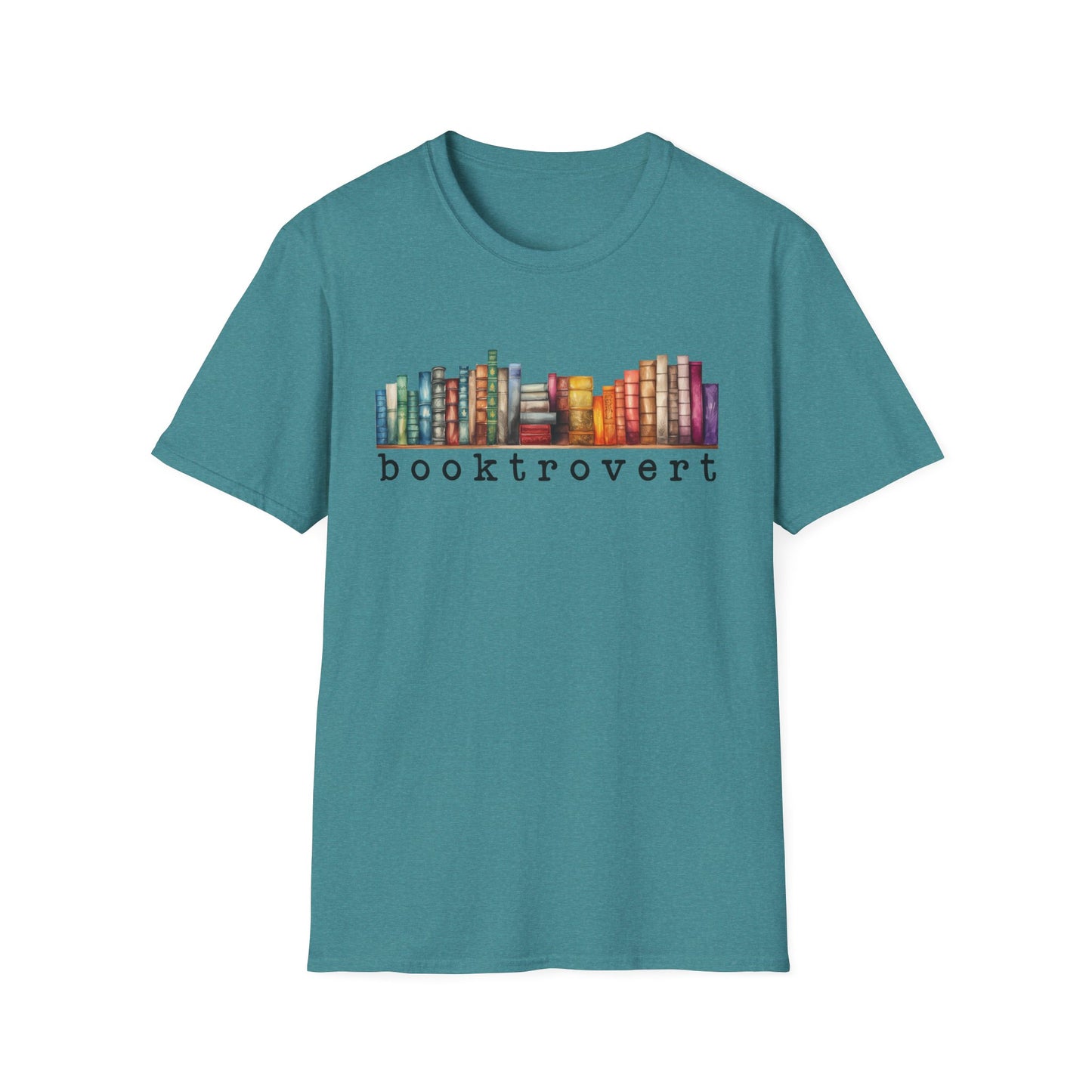 Rainbow Shelf Booktrovert T-Shirt