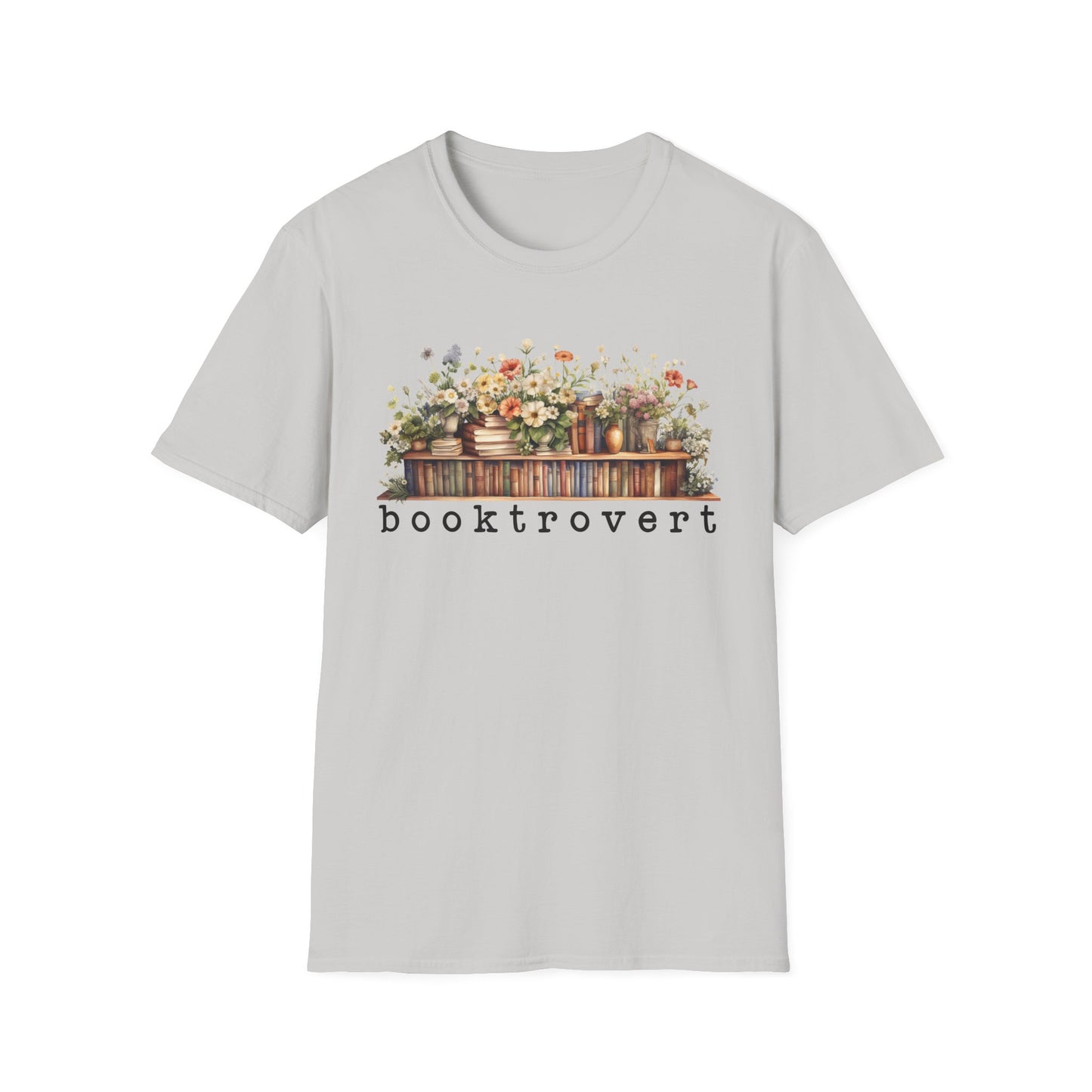 Flower Shelf Booktrovert T-Shirt