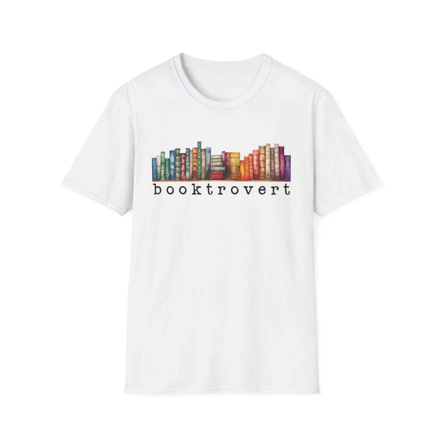 Rainbow Shelf Booktrovert T-Shirt