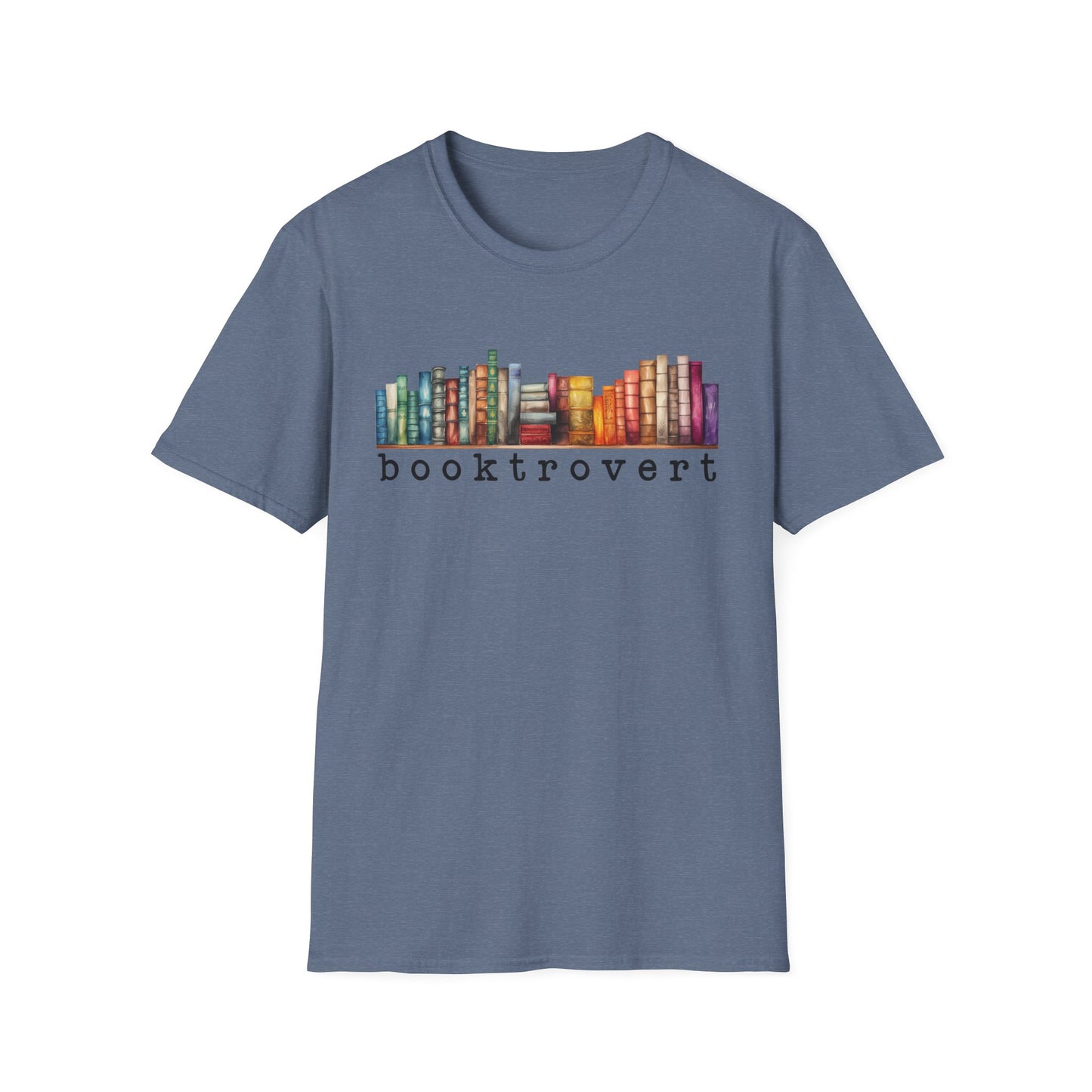 Rainbow Shelf Booktrovert T-Shirt