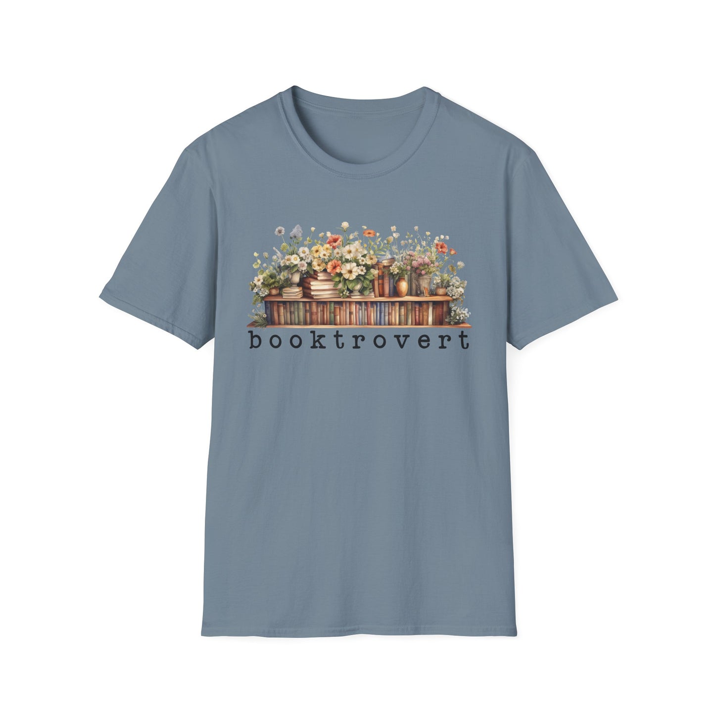 Flower Shelf Booktrovert T-Shirt