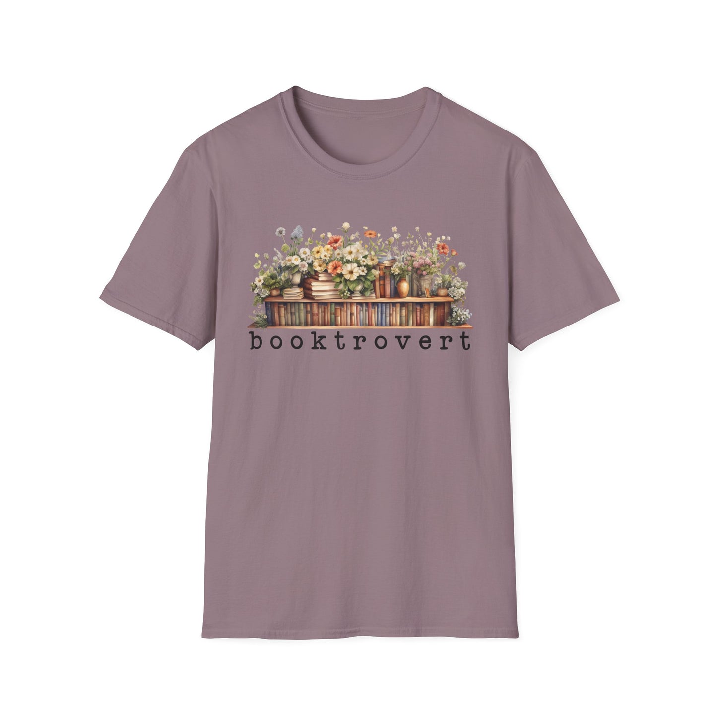 Flower Shelf Booktrovert T-Shirt
