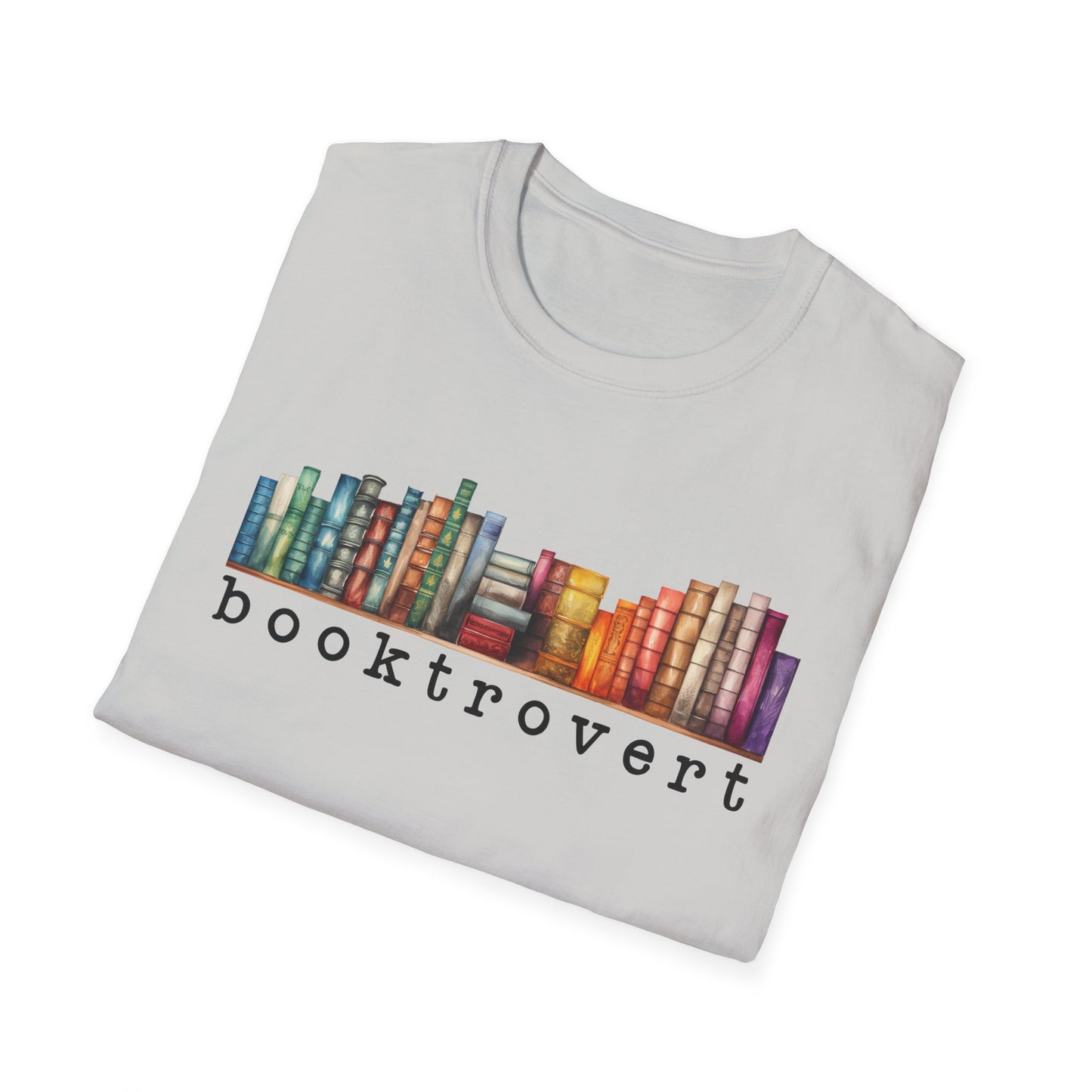 Rainbow Shelf Booktrovert T-Shirt