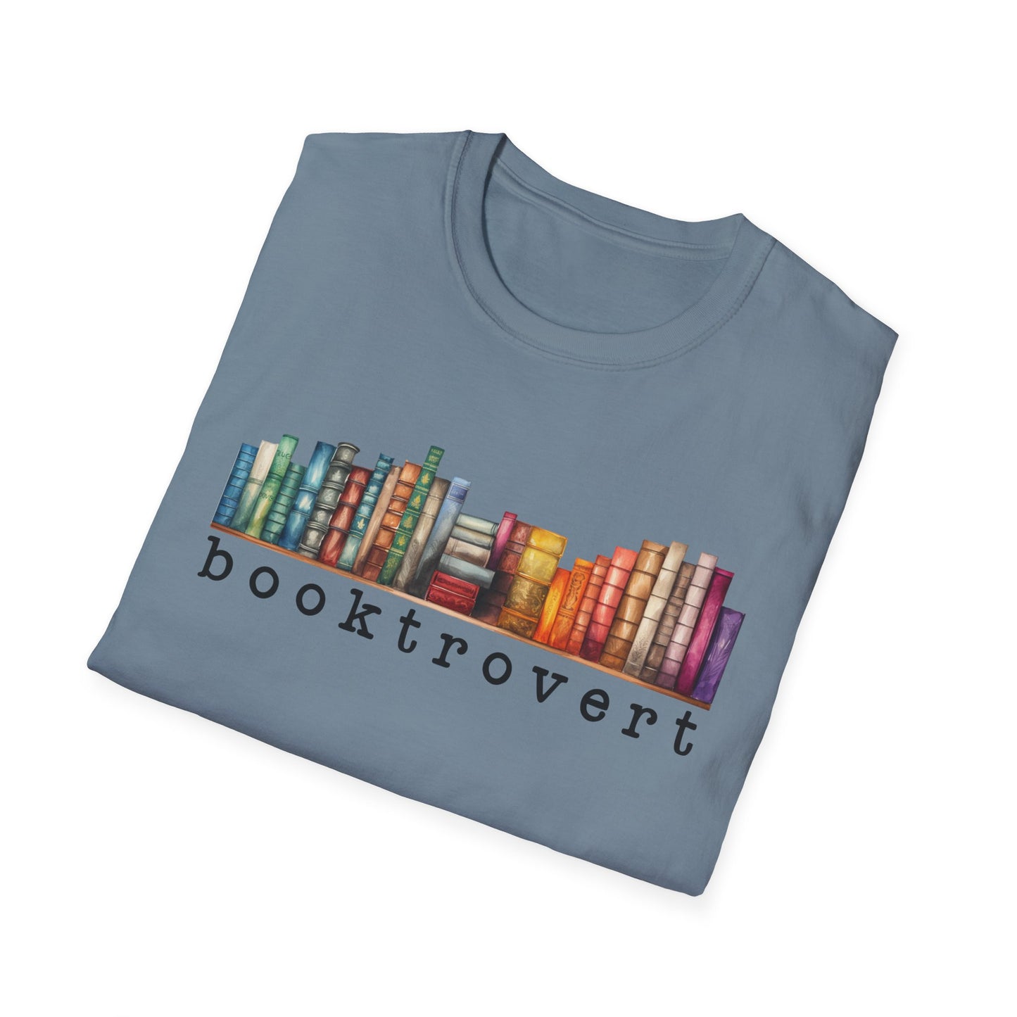 Rainbow Shelf Booktrovert T-Shirt