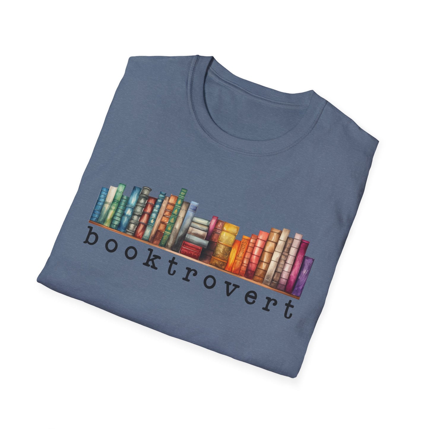 Rainbow Shelf Booktrovert T-Shirt