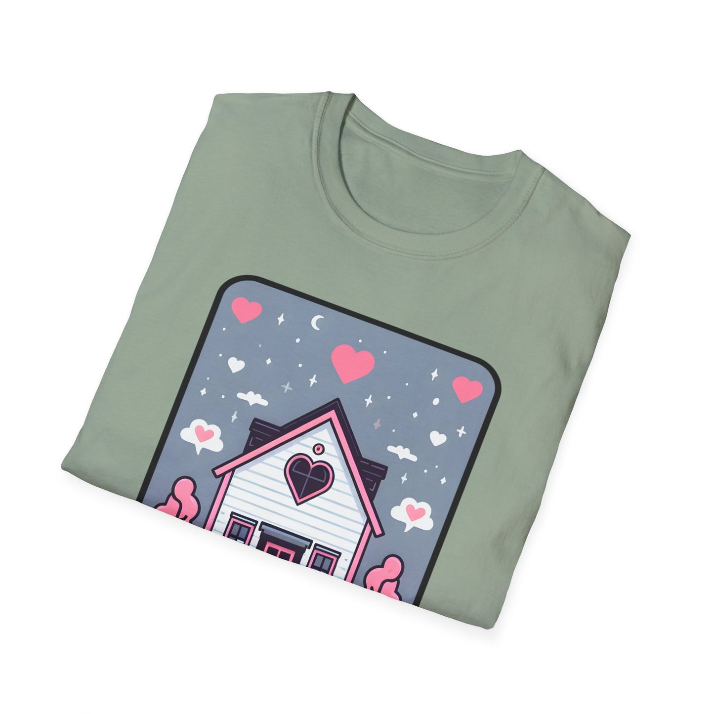 Small Town Romance Tarot Card T-Shirt