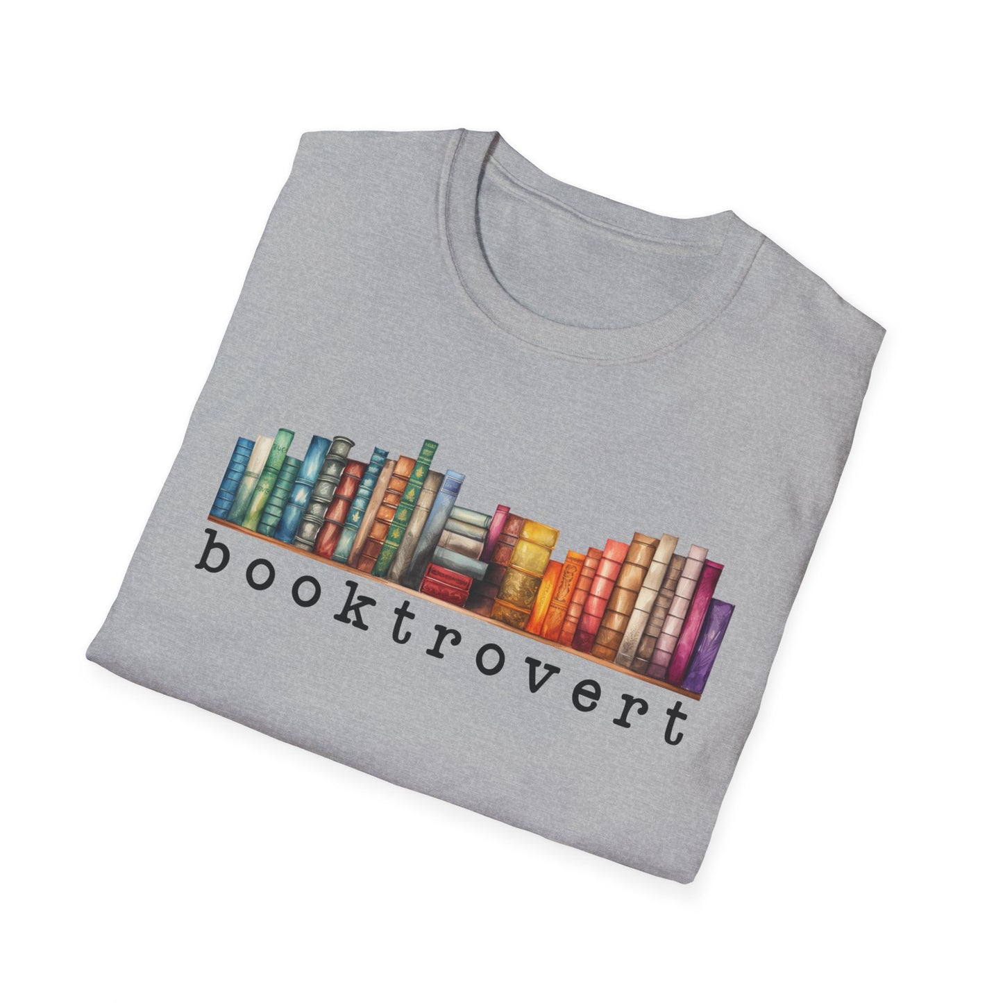 Rainbow Shelf Booktrovert T-Shirt