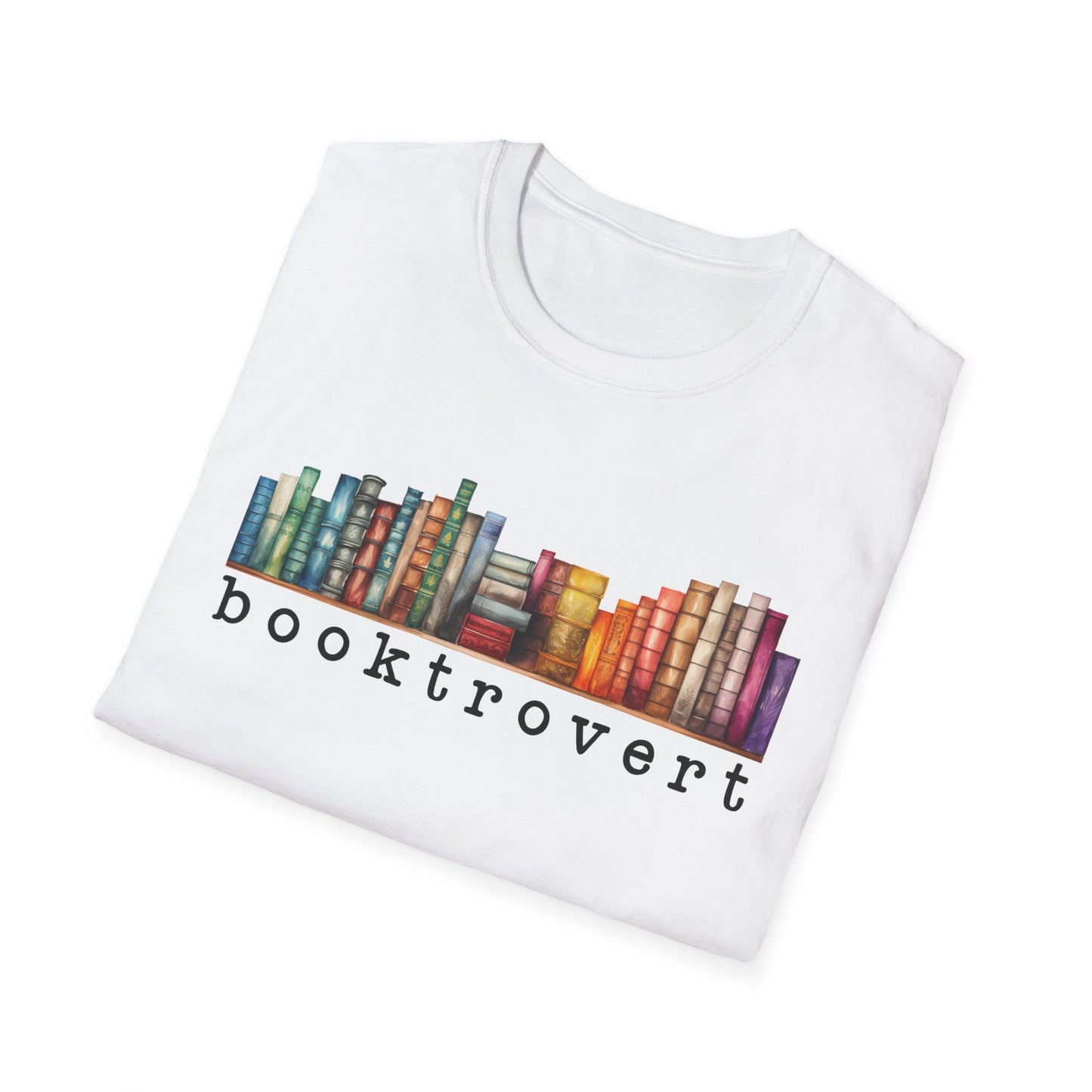 Rainbow Shelf Booktrovert T-Shirt