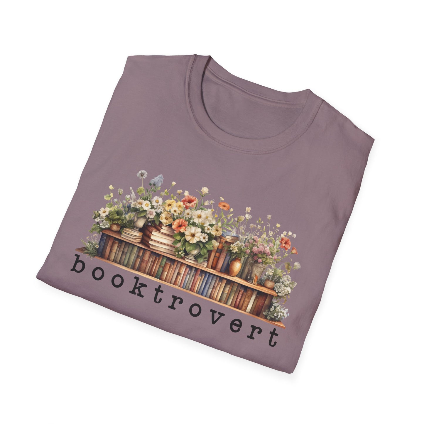 Flower Shelf Booktrovert T-Shirt