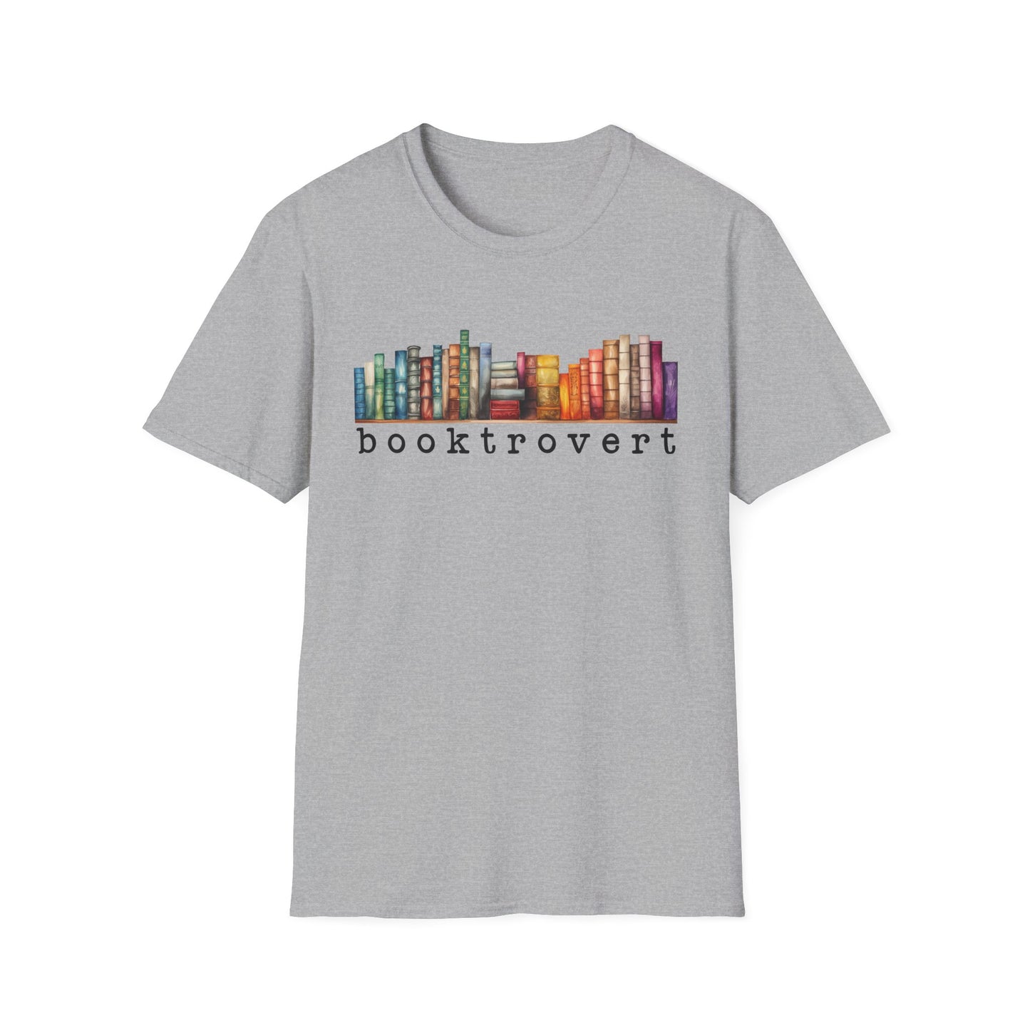 Rainbow Shelf Booktrovert T-Shirt