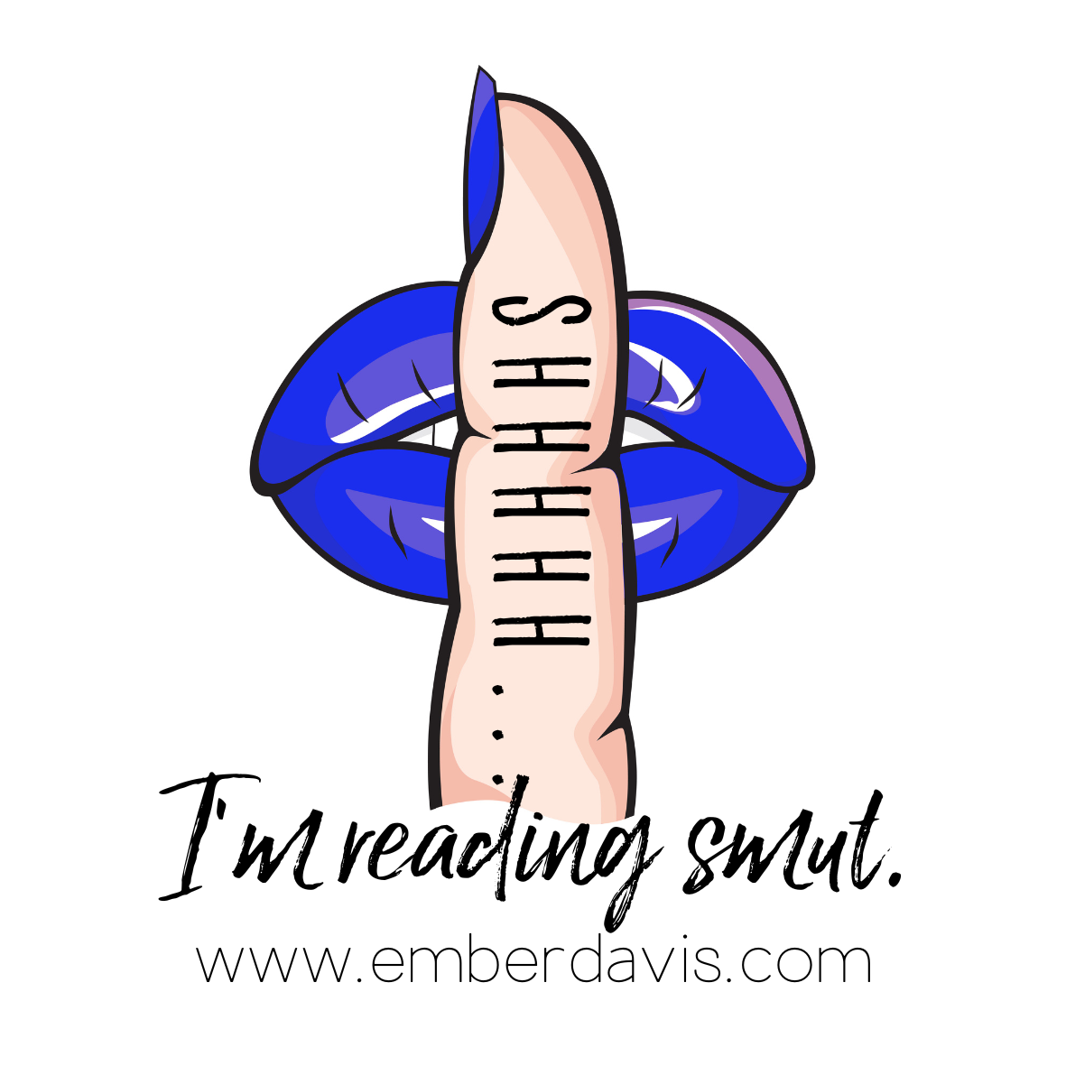 Shhhhh...I'm Reading Smut Sticker