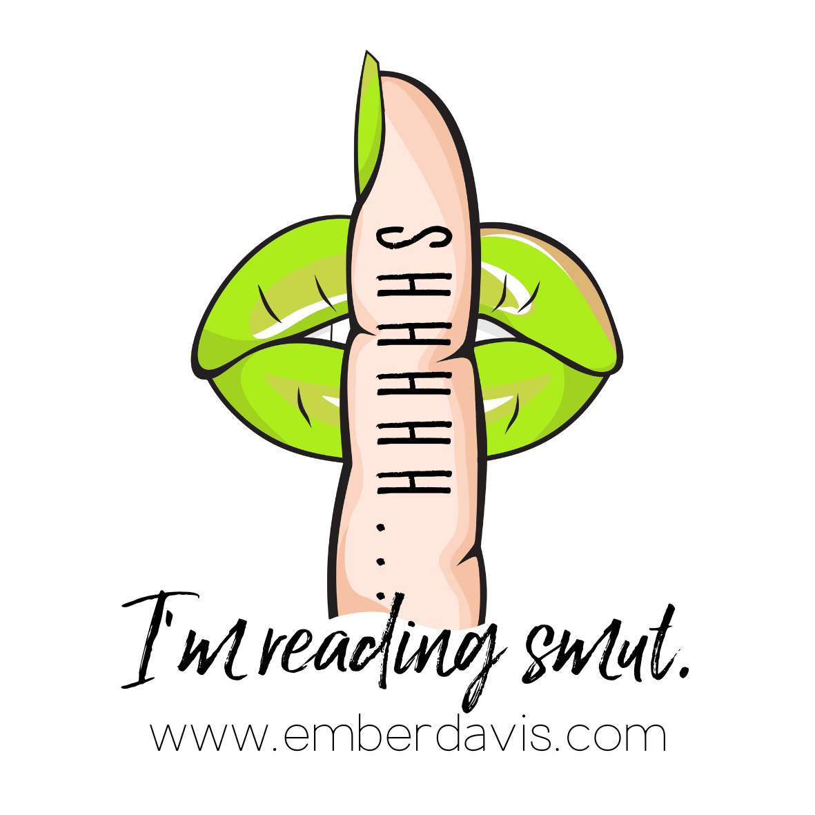 Shhhhh...I'm Reading Smut Sticker
