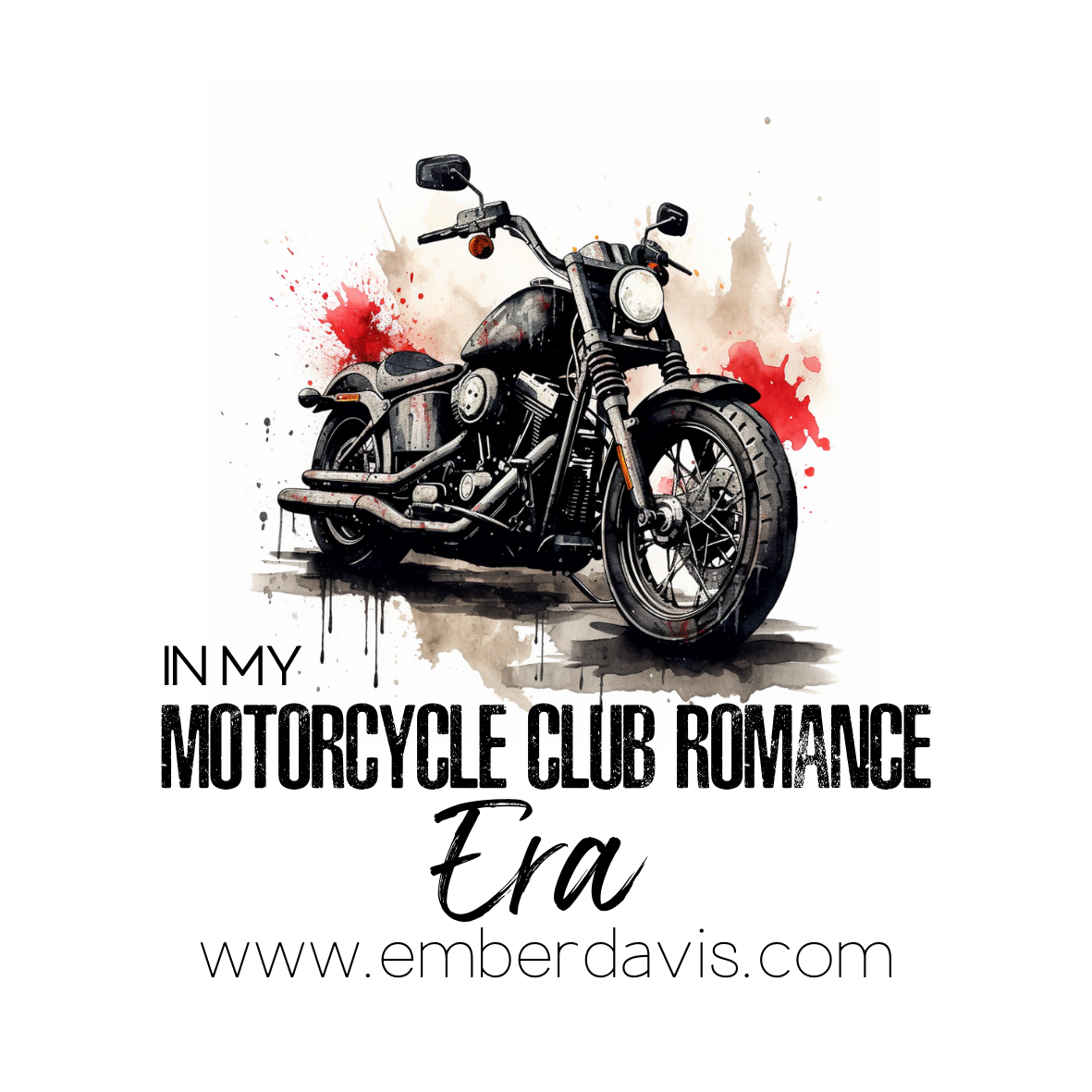 In My Motorcycle Club Romance Era Sticker