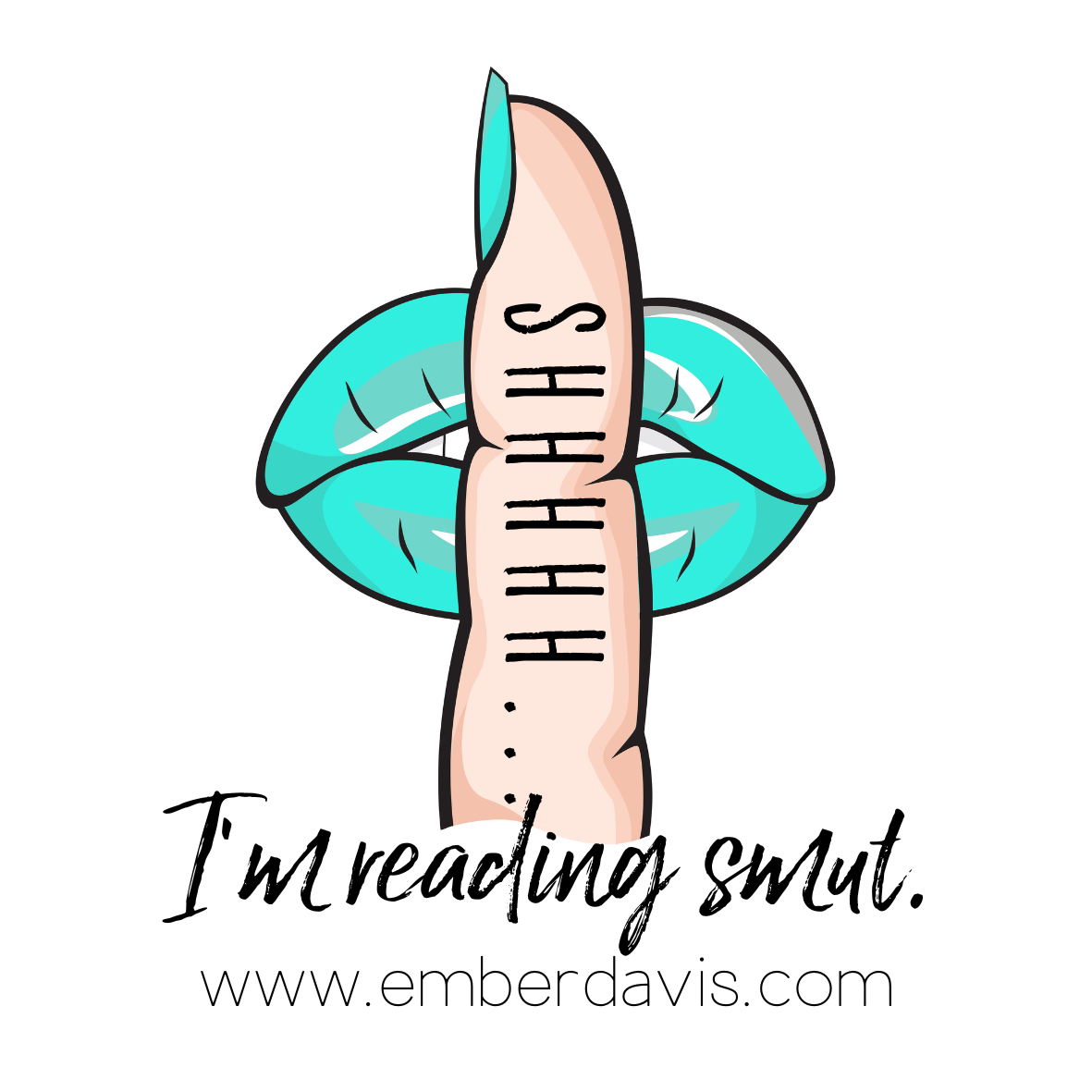 Shhhhh...I'm Reading Smut Sticker