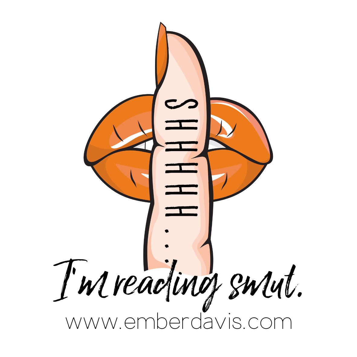 Shhhhh...I'm Reading Smut Sticker