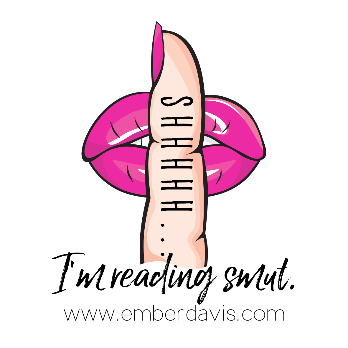 Shhhhh...I'm Reading Smut Sticker