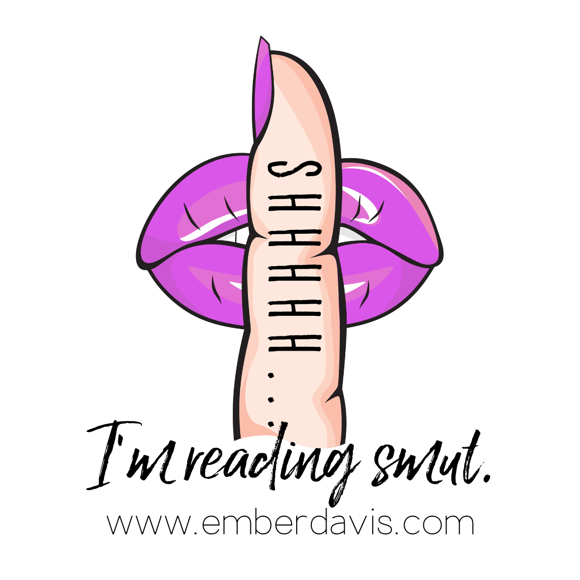 Shhhhh...I'm Reading Smut Sticker