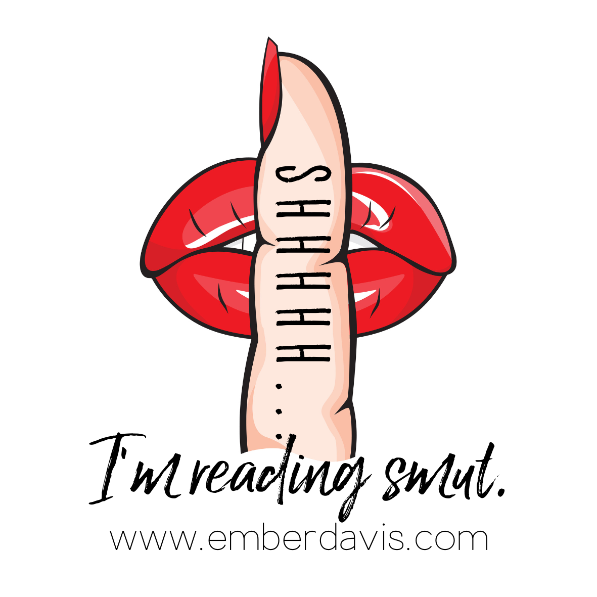 Shhhhh...I'm Reading Smut Sticker