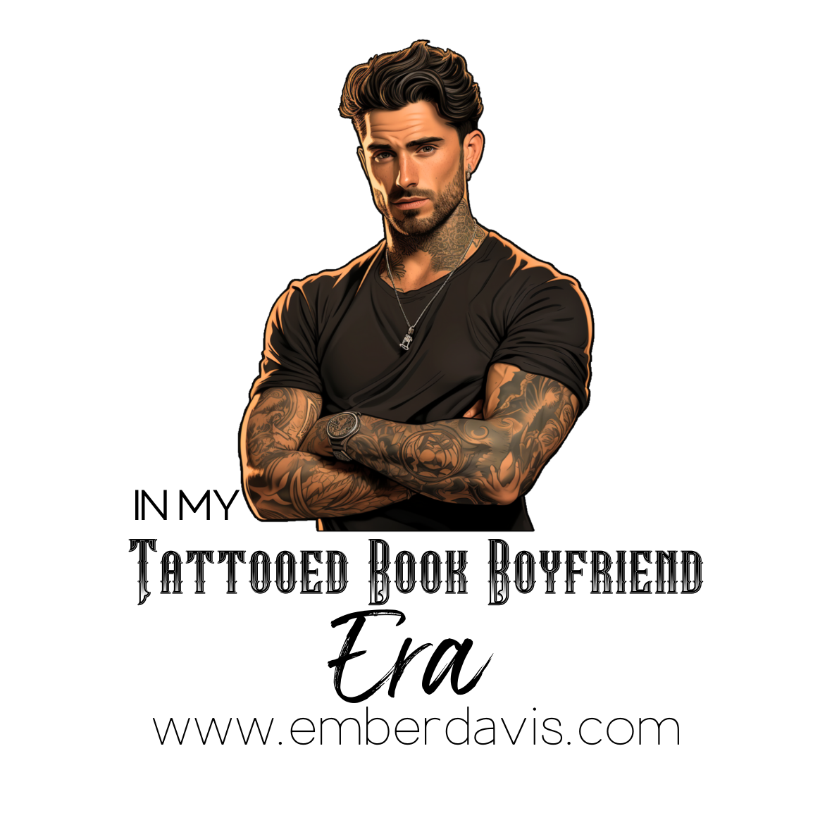 In My Tattooed Book Boyfriend Era Sticker