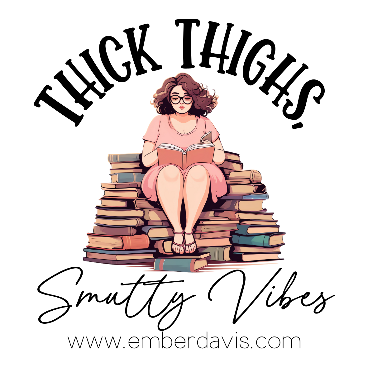 Thick Thighs, Smutty Vibes Sticker