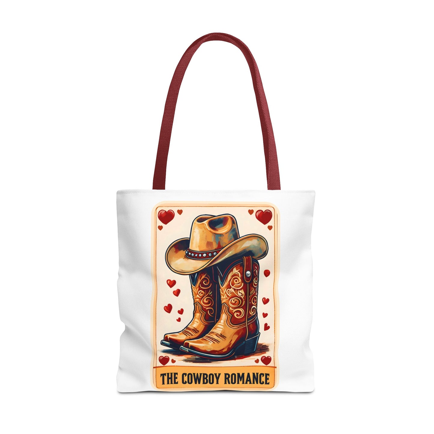 Cowboy Romance Tarot Card Tote Bag