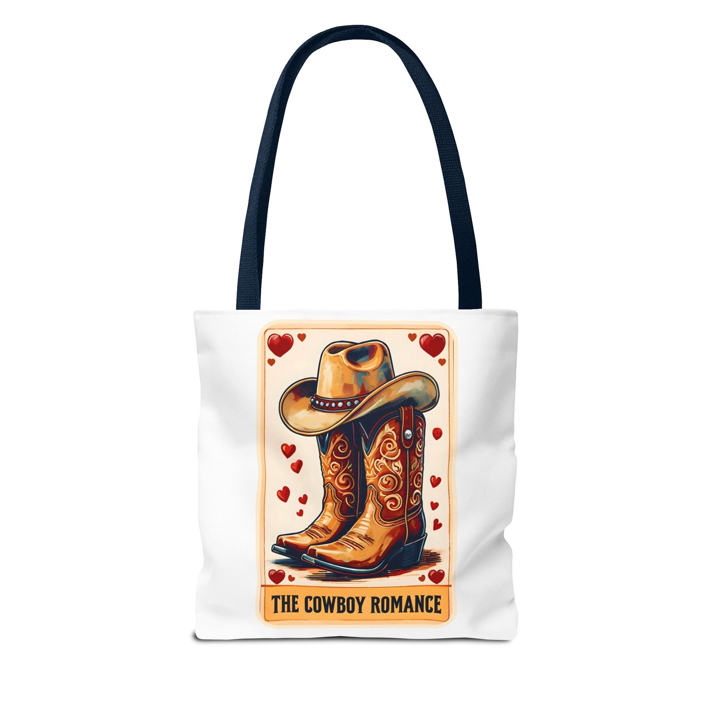Cowboy Romance Tarot Card Tote Bag