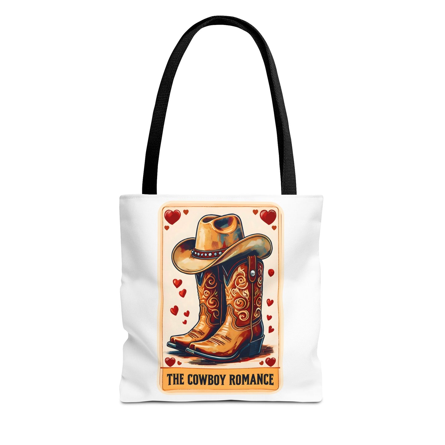 Cowboy Romance Tarot Card Tote Bag