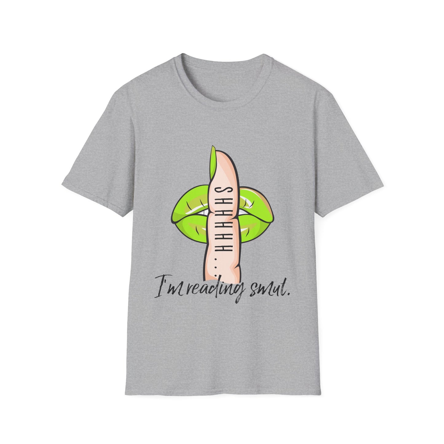 Shhhhh...I'm Reading Smut T-Shirt (Lime)