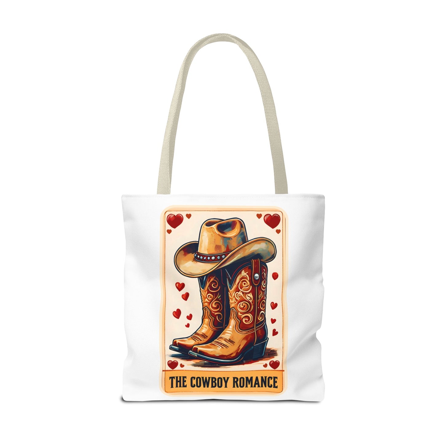 Cowboy Romance Tarot Card Tote Bag