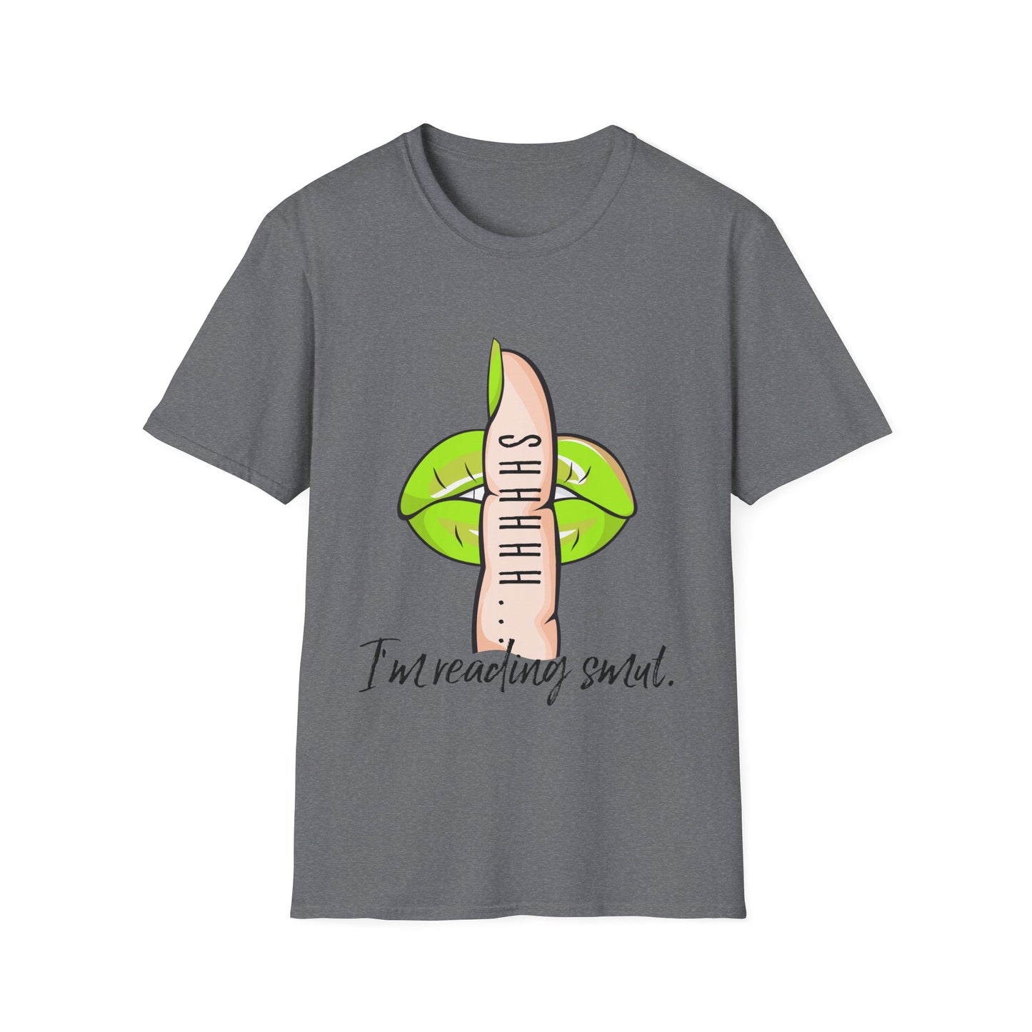 Shhhhh...I'm Reading Smut T-Shirt (Lime)