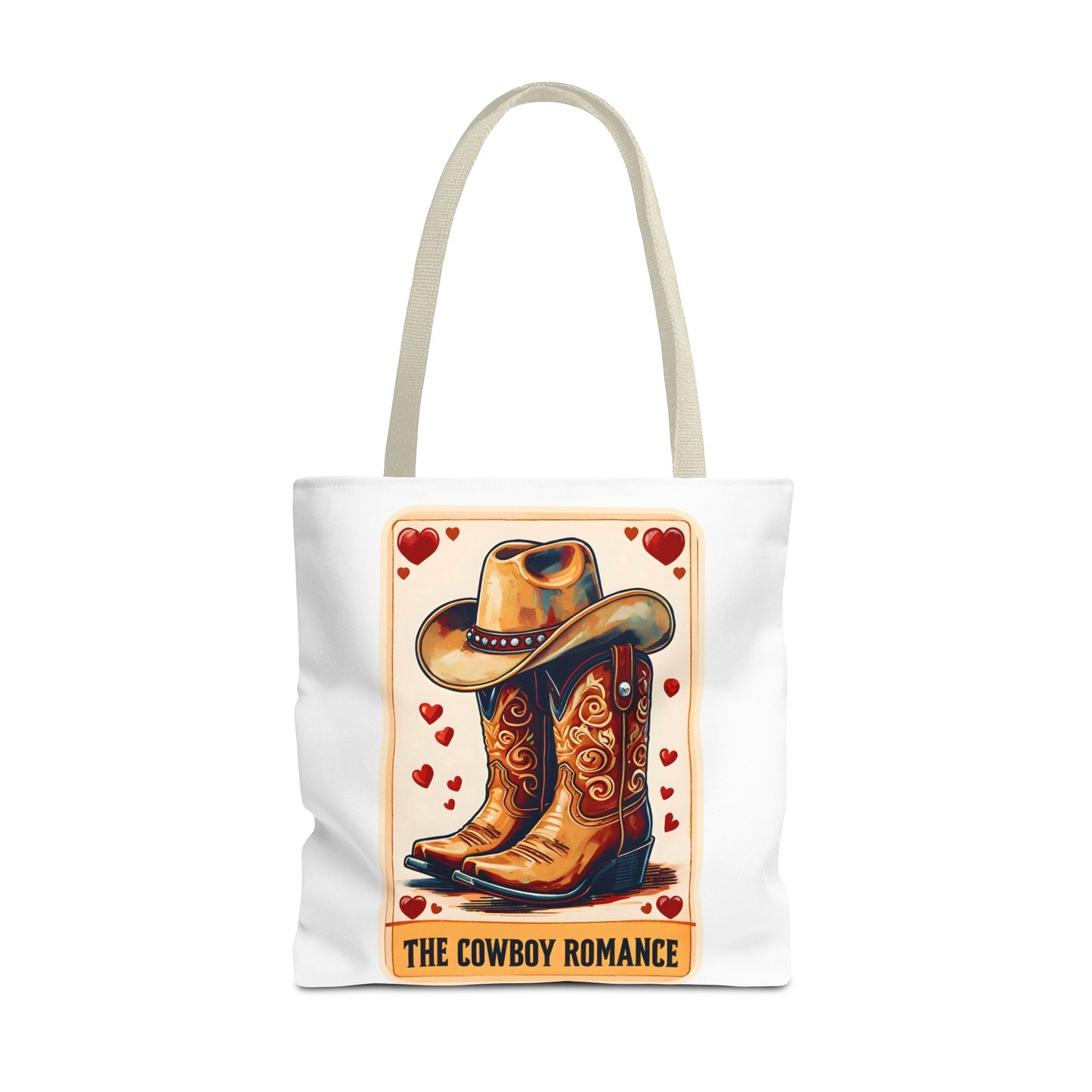 Cowboy Romance Tarot Card Tote Bag