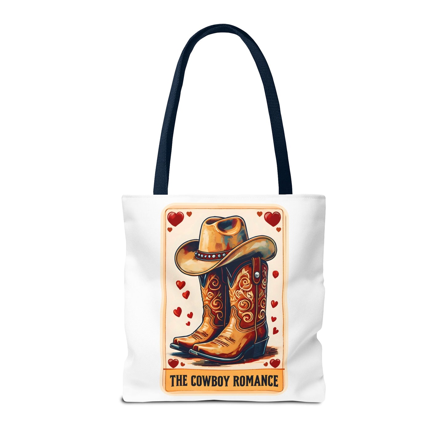 Cowboy Romance Tarot Card Tote Bag