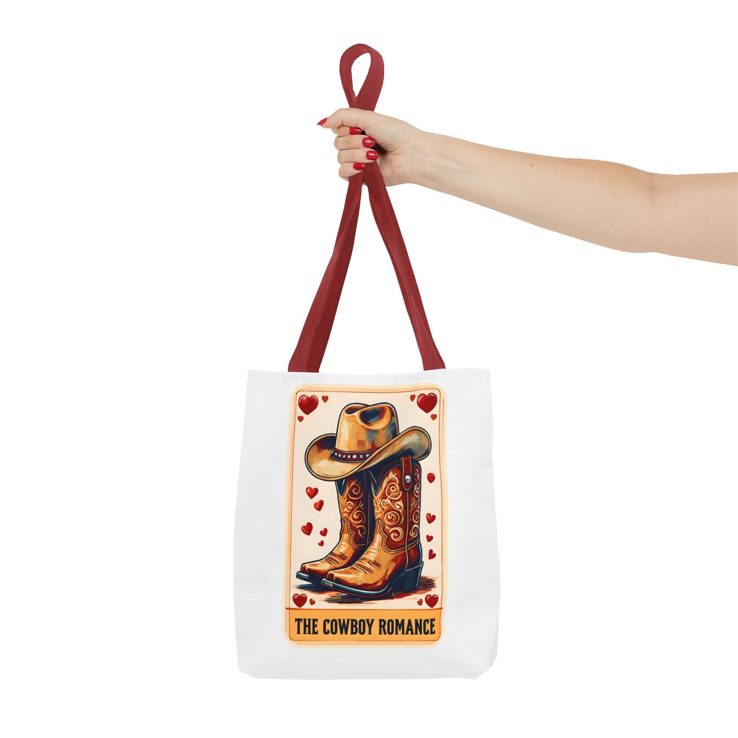 Cowboy Romance Tarot Card Tote Bag