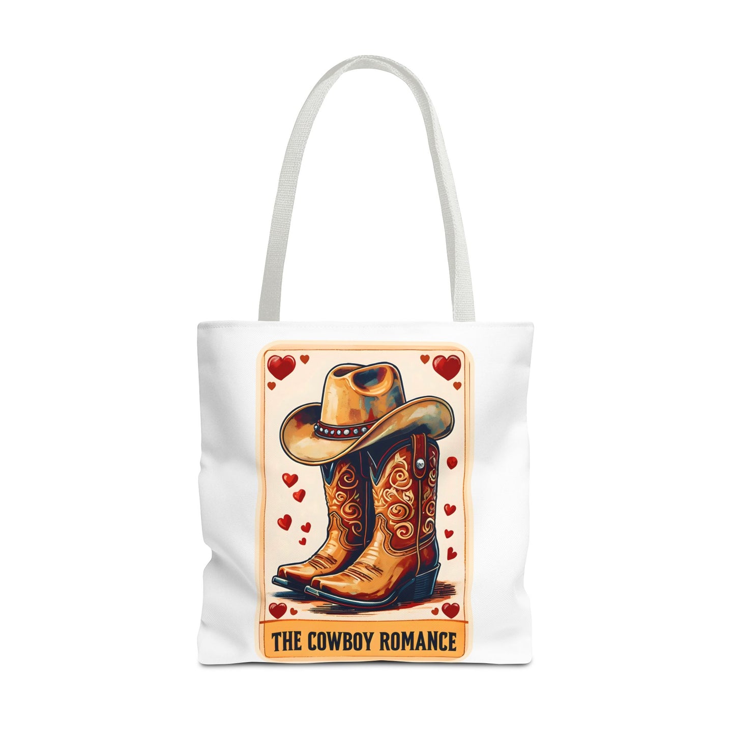 Cowboy Romance Tarot Card Tote Bag