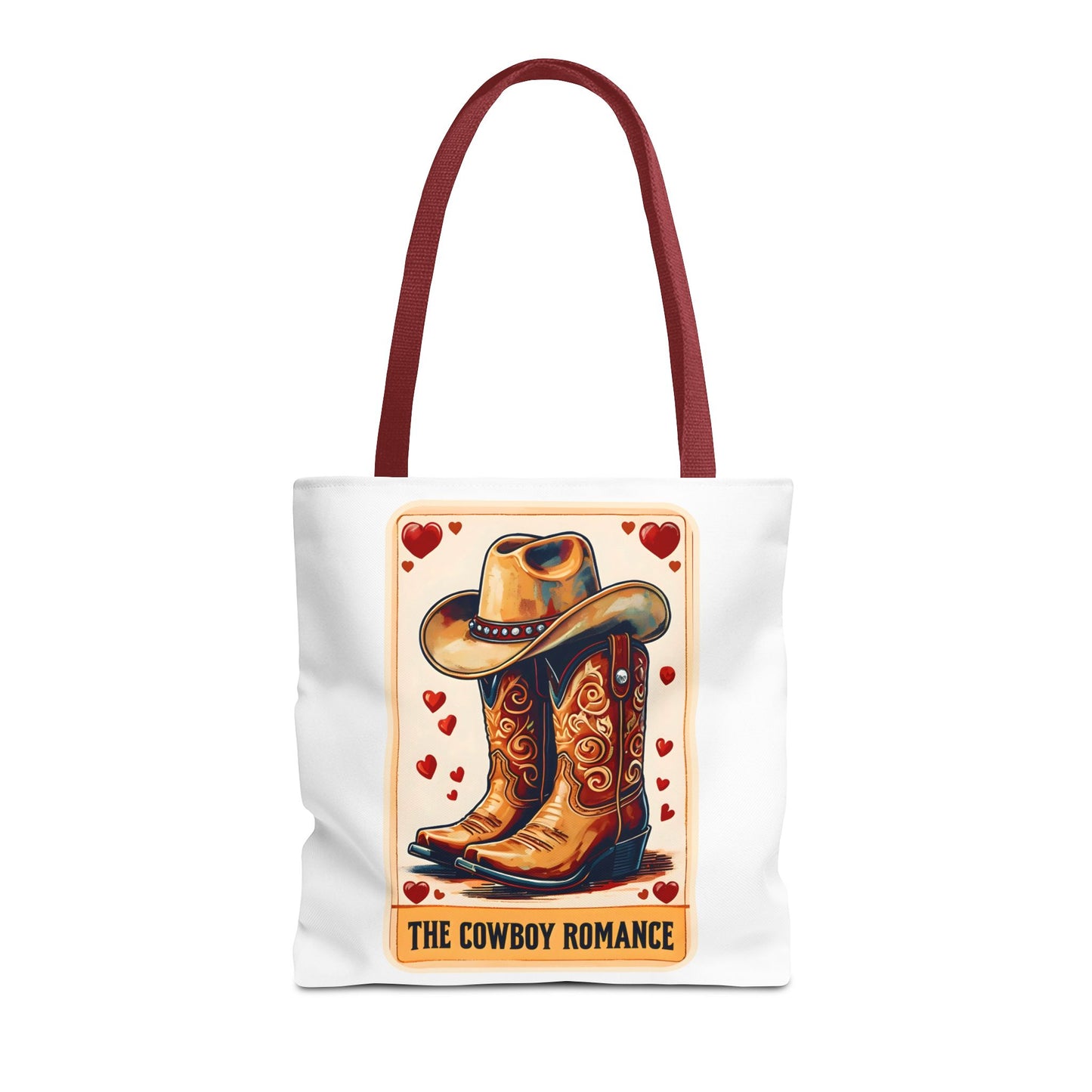 Cowboy Romance Tarot Card Tote Bag