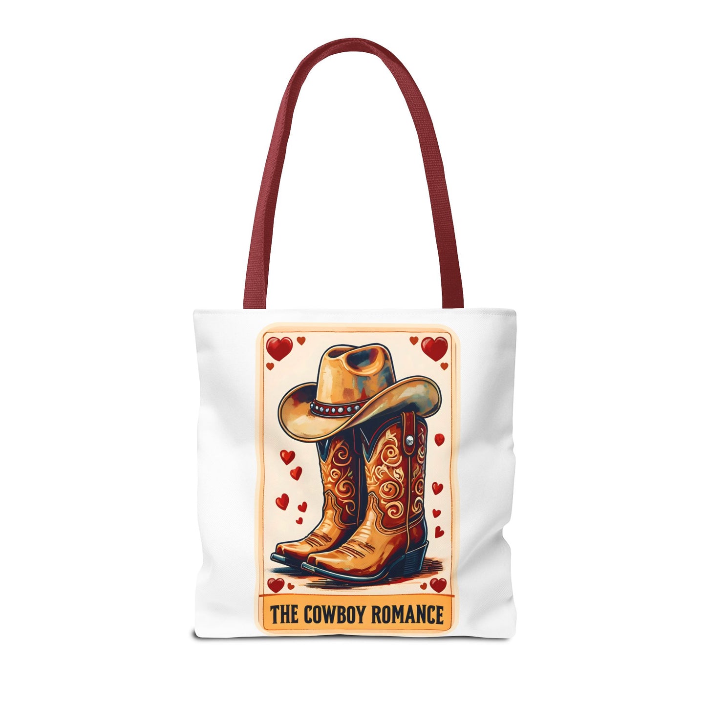 Cowboy Romance Tarot Card Tote Bag
