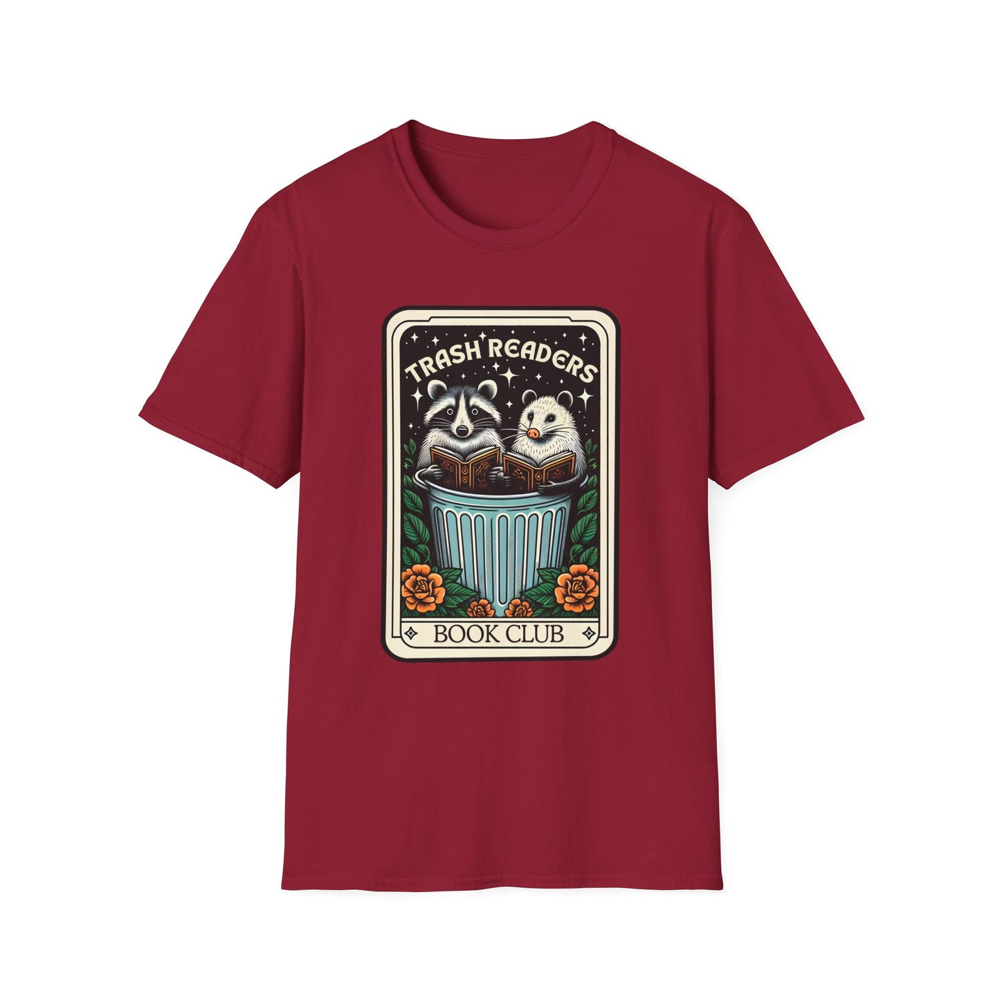 Trash Readers Book Club Tarot Card T-Shirt