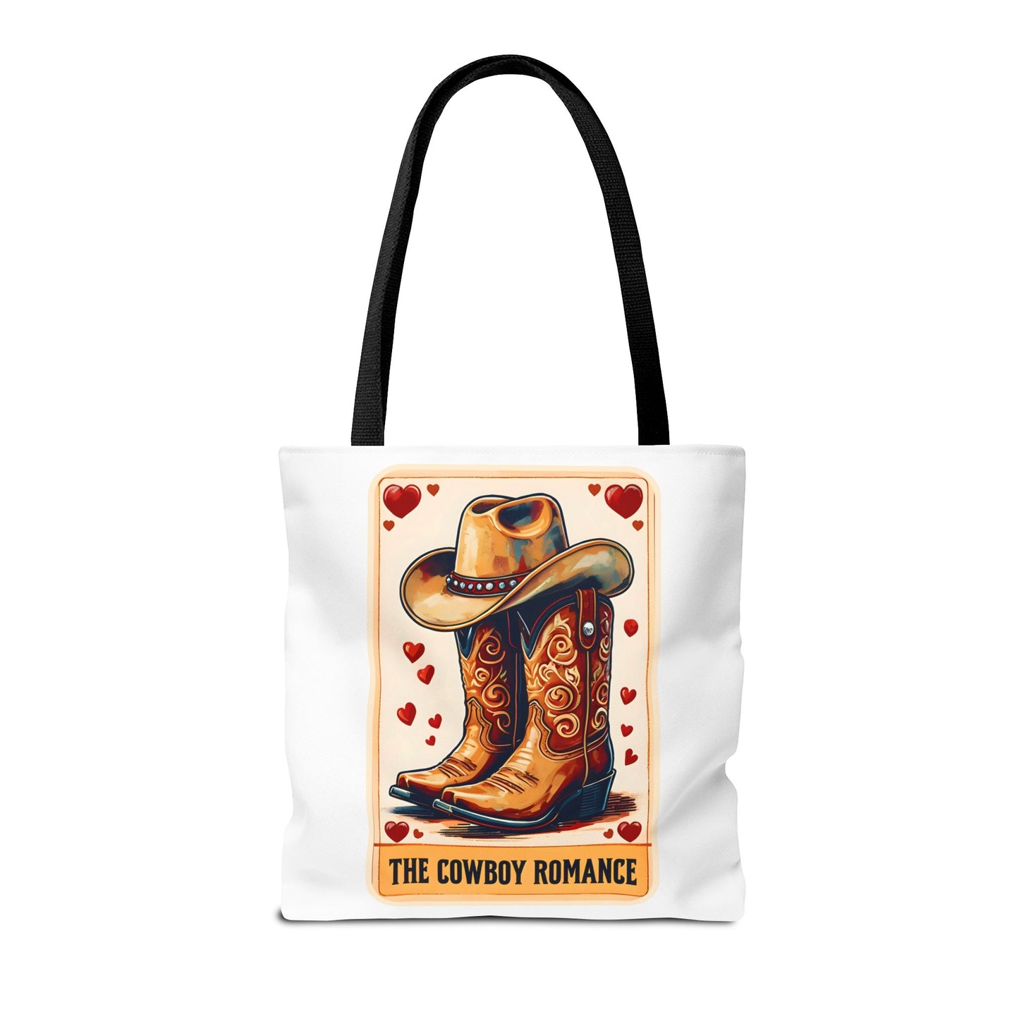 Cowboy Romance Tarot Card Tote Bag