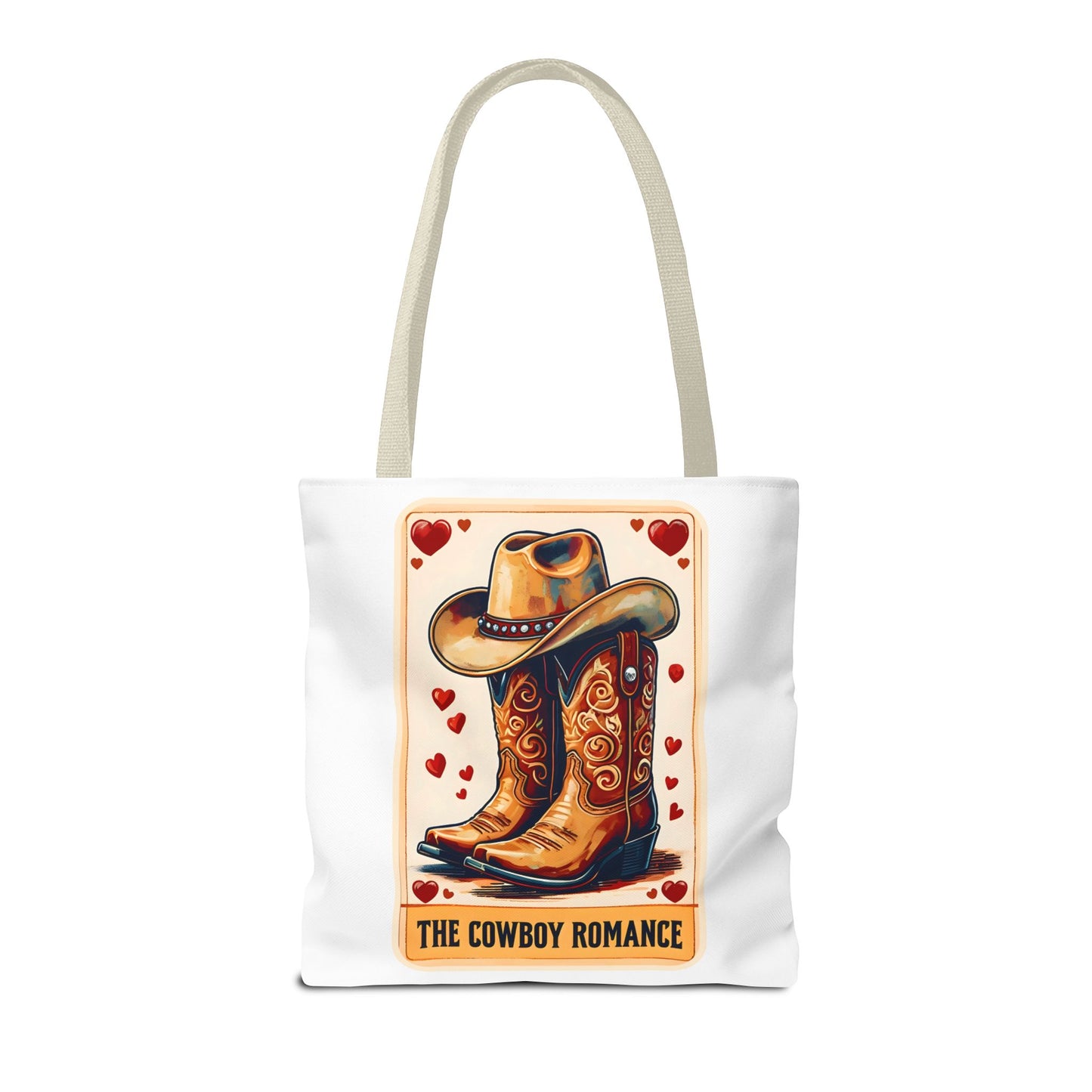 Cowboy Romance Tarot Card Tote Bag