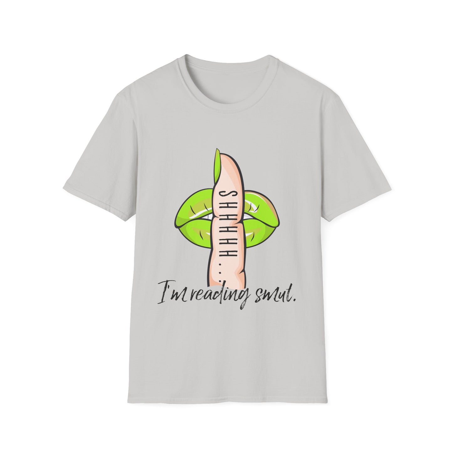 Shhhhh...I'm Reading Smut T-Shirt (Lime)