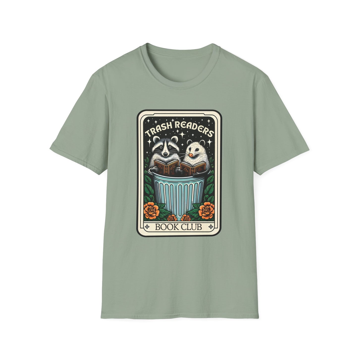 Trash Readers Book Club Tarot Card T-Shirt