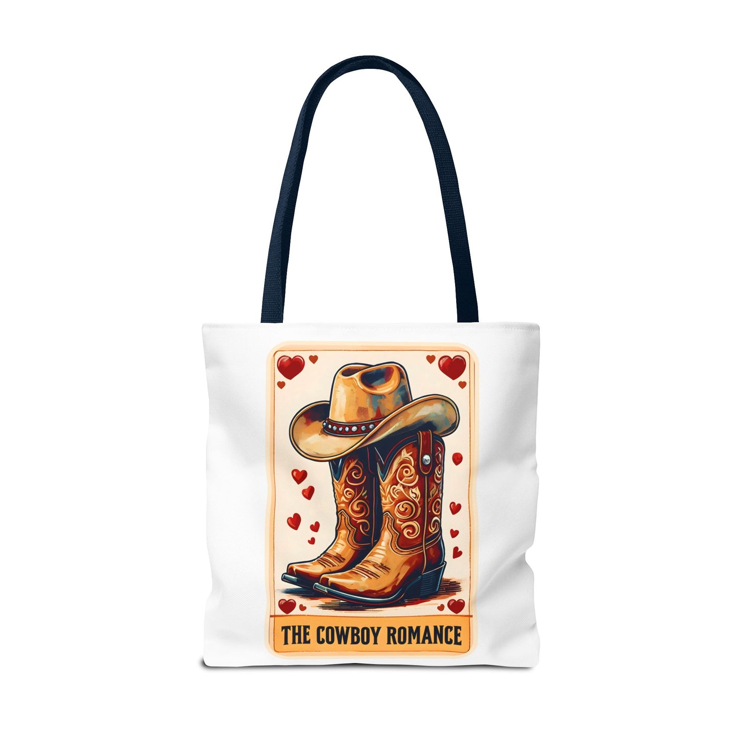Cowboy Romance Tarot Card Tote Bag