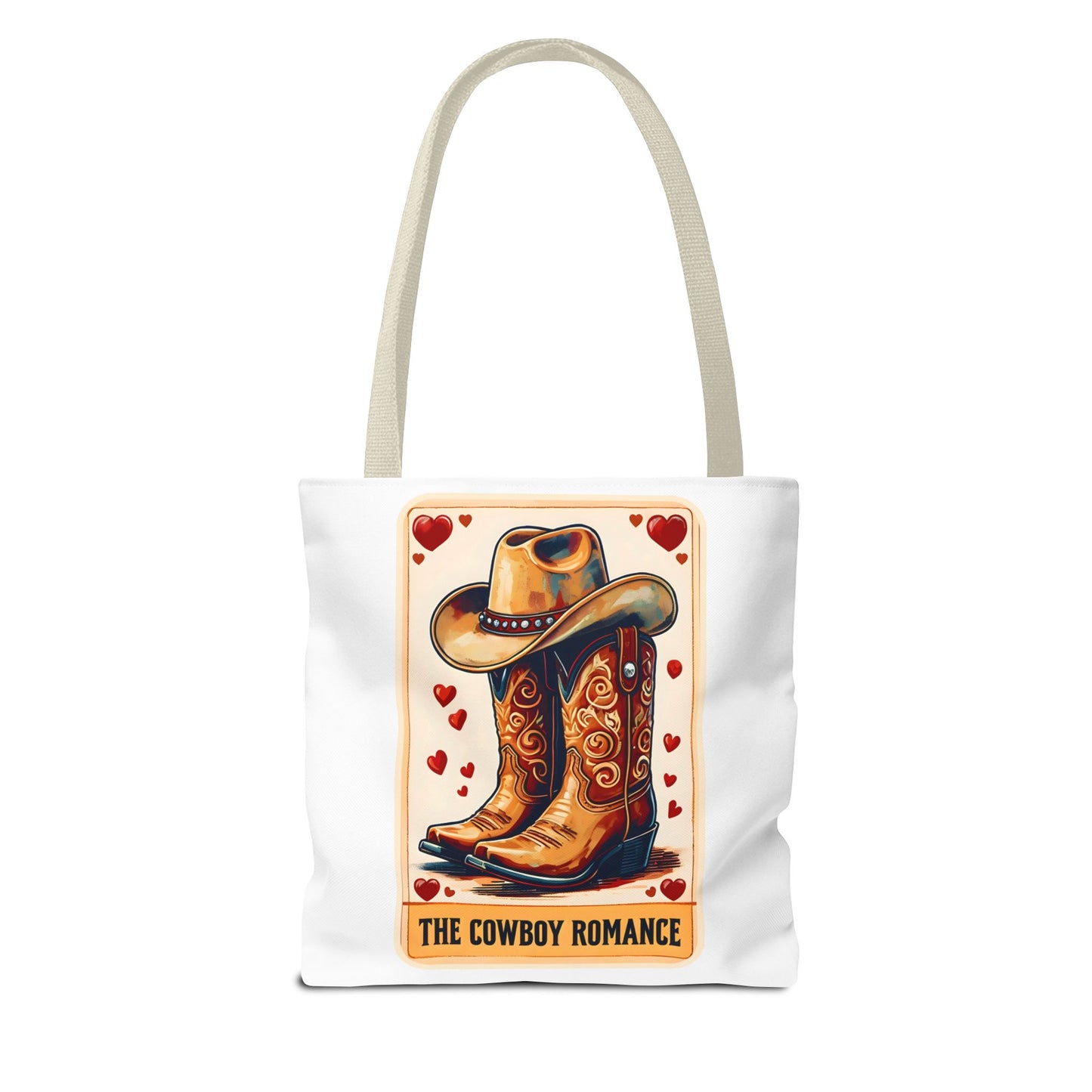 Cowboy Romance Tarot Card Tote Bag