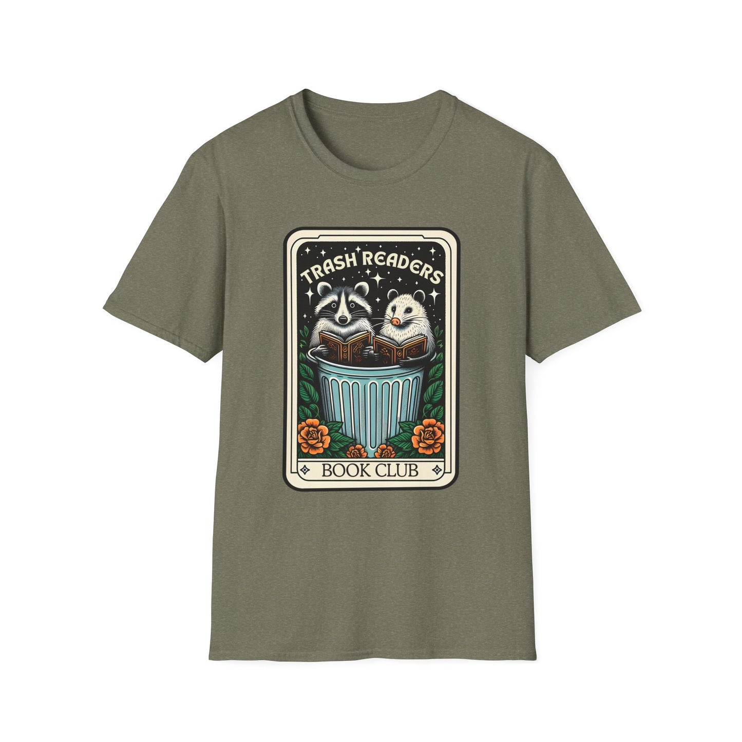 Trash Readers Book Club Tarot Card T-Shirt